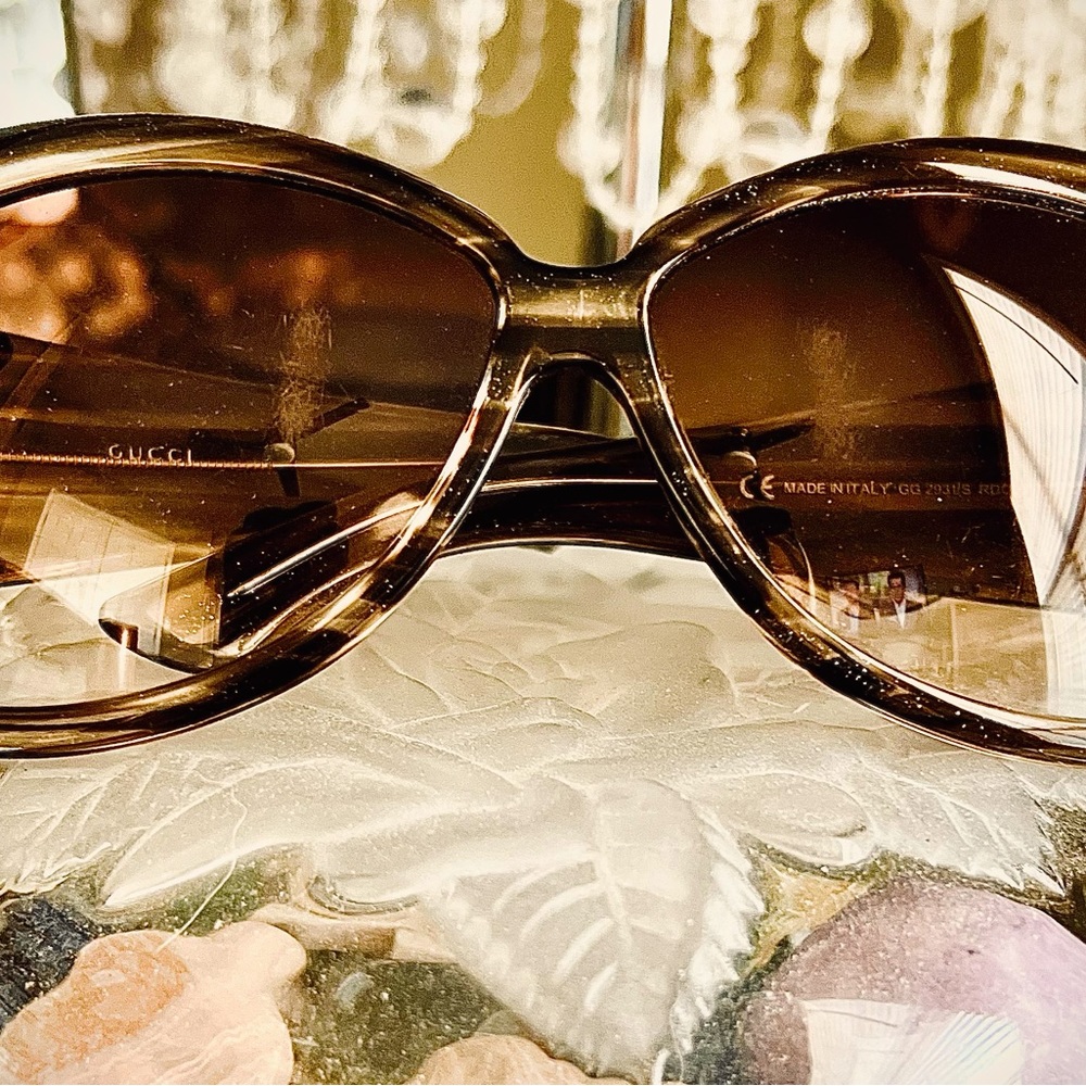 GUCCI Sunglasses GG 2931/S Brown Glitter 60 12 120 RDQ02 ~